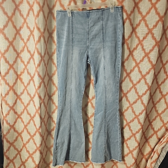 No Boundaries Denim - Women's Blue Flared Jeans